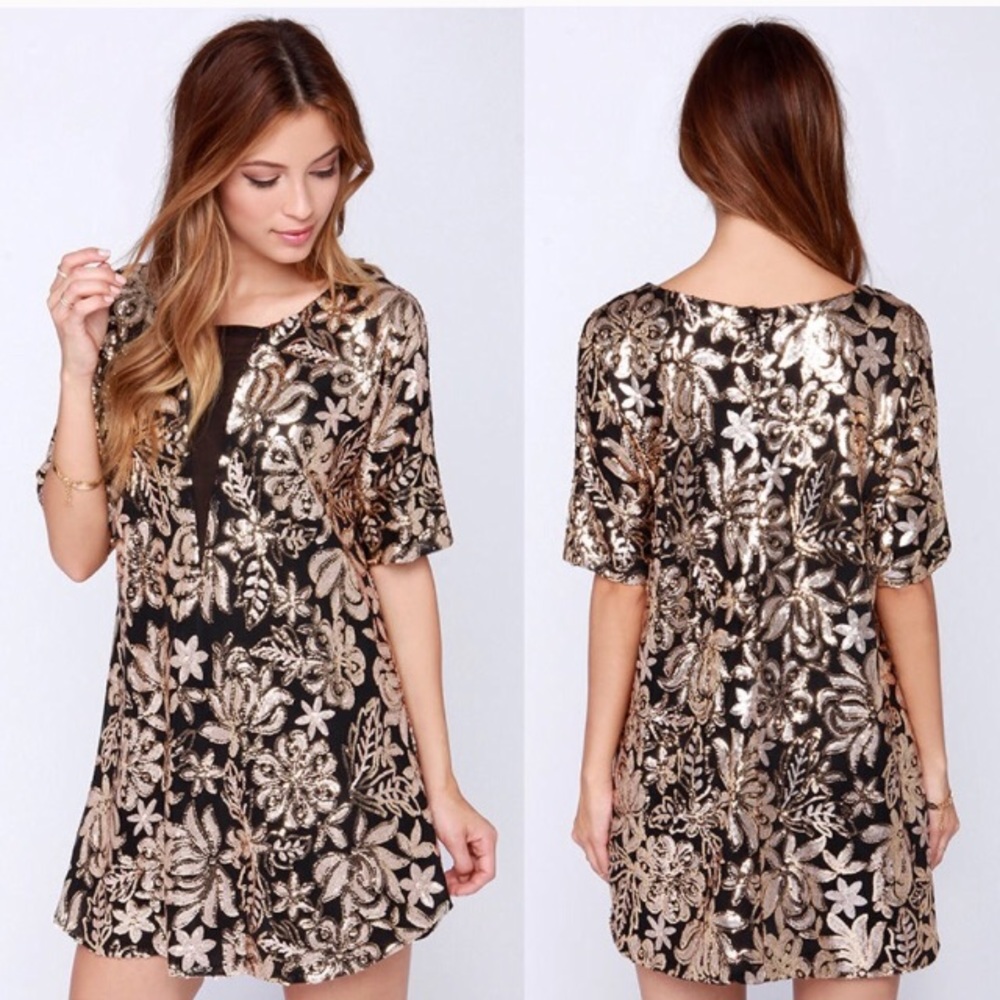 Friends and lovers sequin Dress